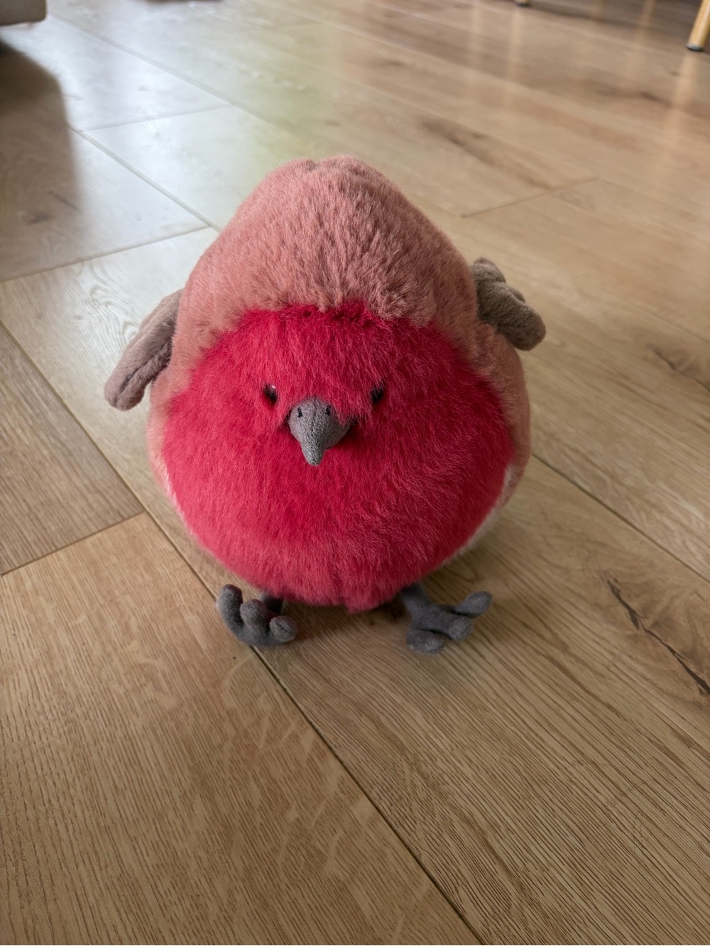 Jellycat Plush Robin in Red, Brown & Cream - Picture 2 of 5